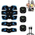 Miniatyrbild 1 av 5: Abs Stimulator Magmuskler, Ems Abs Tränare Kroppsskulptering Fitness, USB Uppladdningsbart Skulpteringsbälte Abs Fit Vikt Muskeltoner Work_FC10