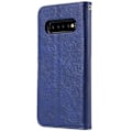 Miniatyrbillede 3 af 5: Magnetisk Aftagelig 2-i-1 PU Læder Etui Kompatibel Med Samsung Galaxy S10 Plus Blue