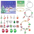 Pikkukuva 1 / 5: 24 päivän tee-se-itse adventtikalenteri korujen lahjarasia Sininen set tytöille, lapsille 2024, joulun adventtikalenteri style 9