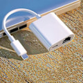 Pikkukuva 5 / 5: Usb C - Ethernet -sovitin, usb Type C - Gigabit latausportilla, Thunderbolt 3 - Rj45 Lan -sovitin