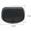 Miniatyrbillede 2 af 5: Sadell uden næse med komfortabelt bredt design og memory foam-polstring til de fleste cykler