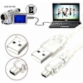 Miniatyrbillede 5 af 5: USB Han til Firewire IEEE 1394 4-polet Han iLink Adapterkabel til Sony DCR-TRV75E DV