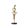 Miniatyrbillede 1 af 5: Balletdanser Ornament, dansende pige statue, ornamenter, elegant indretning til soveværelse skrivebord vindueskarm-ZZY