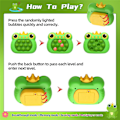 Miniatyrbild 2 av 3: Pop Fidget Toys Handhållet spel Push Bubble Light Up Sensoriska leksaker, Quick Push-spel Sensoriska leksaker Stress relief för barn Green