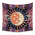 Miniatyrbillede 1 af 2: Mandala Boheme Gobelin Egnet Til Soveværelsesdekoration 429-729 X 38 Tommer