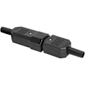 Miniatyrbillede 3 af 5: 1 par AC250V 10A IEC C14 Han C13 Hun, 3 ben terminaler Inline Adapter Stik Strømstik