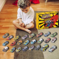 Pikkukuva 5 / 5: Joulukalenteri Lähtölaskenta Adventtikalenteri laatikoilla Auton adventtikalenteri lapsille Autoleluille 24 päivän joululahjaverholaatikko style 2