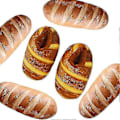 Miniatyrbilde 3 av 5: Myke tøfler for kvinner, brødtøfler, Memory Foam supermyke og fluffy, varme vintertøfler i bomull, slip-on myke og morsomme hjemmetøfler, sklisikre S