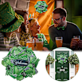 Miniatyrbild 2 av 5: Juldekorationer St Patrick's Day Leprechaun Krans Klöver Leprechaun Band Mycket Väder Q