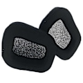 Miniatyrbilde 2 av 2: Erstatnings øreputer hodetelefoner pute deksel hodebøyle for Logitech G933 G633 headset svart mesh øreputer