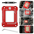 Miniatyrbillede 3 af 5: Lga1700-bcf 12. CPU Bøjningskorrektionsramme CPU Fast Bagplade Cnc Aluminium Anti-bøjning Med Tf7 Termisk Pasta (grå)