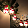 Miniatyrbilde 1 av 5: Julepynt LED Jule Snømann Lyslenker Juletre Julebord Dekor Lantern Q