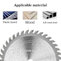 Miniatyrbild 5 av 5: 40T Hårdmetallbestyckad Sågklinga 115mm Cirkelsågklinga För Träklinga C