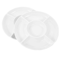 Miniatyrbilde 2 av 4: 2 stk. Appetittfat Keramiske Serveringsfat Serveringsskåler Matbrett Festfat Brett Snack Serveringsbrett