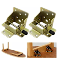 Pikkukuva 1 / 4: 2/4 kpl Itselukittuva sarana Heavy Duty kokoontaittuva kannake Rauta taittuva lukko pesulaveneille sängyille työpöydät autotallin kalusteet 2 pack