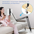 Miniatyrbilde 3 av 5: Nettbrettholder Kompatibel Med Seng, Justerbar Og Sammenleggbar Nettbrettholder Med 360 Graders Rotasjon