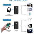 Pikkukuva 3 / 5: Bluetooth 5.0 Lähetin ja Vastaanotin, 2-in-1 3.5mm Langaton Audioadapteri, aptX Matala Latenssi, TV/Kuulokkeet/PC/Kotistereo/Kaiuttimet