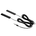 Pikkukuva 3 / 5: Auton/Kodin FM-liimakiinnitteinen radioantenni Piilotettu tuulilasin autoantenni Patch-YM:llä