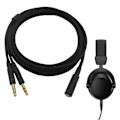 Miniatyrbilde 3 av 5: Erstatning 3.5mm 2 i 1 Gaming Headset Audio Forlengelseskabel For HyperX Cloud II/for Alpha/Cloud Flight Hodetelefon For Comp