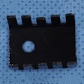 Miniatyrbilde 4 av 5: 100 stk 19 X 15 X 10mm Aluminiumlegering Kjøleribbe for TO-220 Transistor Q