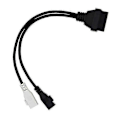 Pikkukuva 3 / 5: Obd Ii Obd2 -kaapeli 2 X 2-nastainen Obd2 16-nastainen naarasliitinkaapeli diagnostiikka-adapteri - SZRH