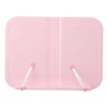 Miniatyrbillede 2 af 5: Justerbar bogholder til læsning med sideclips, lærebogsholder til tablet, opskriftsbog, pink basisversion
