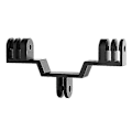 Pikkukuva 1 / 5: Kamerankiinniketeline Kaksoisjalusta Tripod-sovitin Laajennus GoPro Hero 10 9 8 7 6 Urheilulle