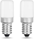 E14 LED Kylskåpslampa, 1,5W E14 LED Kylskåpslampa Varmvit 2700k, E14 Sockel, 220-240V, 2-pack