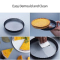 Pikkukuva 5 / 5: Pie Quiche Pan Non Stick Mini mold irrotettavalla pohjalla mould keittiötyökalulla 10cm*2cm