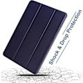 Miniatyrbild 4 av 5: Fodral för Ipad Air 4 Generation 10.9 (2020) / Ipad Air 5 Generation 10.9 (2022) Auto Wake / Sleep Funktion Stående Fodral, Blå