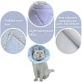 Miniatyrbild 5 av 5: Mjuk Återhämtningskrage för Katt, Justerbar Hund- och Kattkon, Skyddskrage för Hundar Efter Operation, För Katter och Valpar (1 Styck, blå)