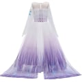 Pikkukuva 4 / 5: Frozen 2 Elsa Prinsessa Tylli Mekko Pitkähihainen Gradientti Puku Lapset Tytöt Halloween Joulu Cosplay Juhlaesitys Fancy Pue Purple 4-5 Years