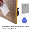 Miniatyrbilde 3 av 5: Usynlig Skjult Rfid Fri Åpning Intelligent Sensor Skap Lås Skap Garderobe Skoskap Skuff Dør Lås Elektronisk Mørk Lås Y
