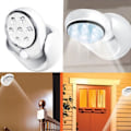 Miniatyrbild 2 av 5: 360 Graders Rotation LED Rörelsesensor Aktiverad Lampa Inomhus Utomhus Uteplats Lampa hy