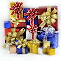 Miniatyrbild 4 av 5: 8 st Glitter Julkrans Rosett Julgransprydnader Rosetter För Julfest Dekor bd