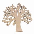 MengXi 1 stk. Træ MDF Efterårstræ Håndværk Blank Bryllupsgæstebog Decoupage Familie