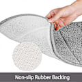 Miniatyrbilde 4 av 5: Baderomsmatte i Memory Foam, Sklisikker Badematte, Myk Absorberende Baderomsteppe, Maskinvaskbar Stor Tykk Baderomsløper For Badekar Dusj Baderom Toalett-