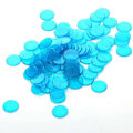 Miniatyrbillede 3 af 5: 100 stk. Blå Plast Bingo Chips 3 cm