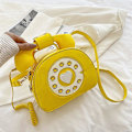 Miniatyrbillede 5 af 5: Dame/piger Creative Spoof Small Bag Personality Simulation Mobile Phone Messenger Bag yellow