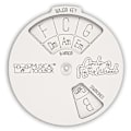 Miniatyrbillede 2 af 5: Kvintcirkel Hjul, træ Melodi Værktøj, musikinstrumenter Pædagogisk Værktøj til Noder Akkorder Toneart