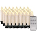 Miniatyrbilde 1 av 4: 20 stk LED-lys, LED-julelys, trådløse, dimmbare, flammefrie julelys til juletre, julepynt, bryllup, bursdag