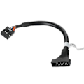 Pikkukuva 3 / 5: 4 kpl Emolevyn sovitinkaapeli, 19-nastainen USB3.0 - 9-nastainen USB2.0 naaras