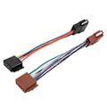 Miniatyrbillede 1 af 5: ISO Radio Ledningsnet Stik Adapter Han til Hun 16 Pin ISO Hun Radio Receiver Kabel