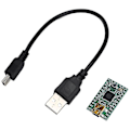 Pikkukuva 2 / 5: Teensy 2.0 USB AVR Kehityskortti Atmega32u4 Laajennuskortti Tietokaapelilla