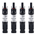 Miniatyrbillede 1 af 5: 4x 20A Inline Diode Connector IP67 Solpanel Kabelforbindelser