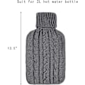 Miniatyrbild 4 av 4: 2-pack Stickat Överdrag för 2L Varmvattenflaska, Endast Överdrag