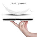 Miniatyrbild 4 av 5: PU Läder Smart Magnetisk Flip Ereader Fodral Kompatibelt För Kobo Clara HD White