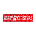 Miniatyrbild 2 av 2: Julgransprydnader God Jul Banner Dekorationer Pläd Banner För Inomhus Utomhus Ytterdörr Vägg Juldekoration Q