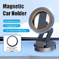 Miniatyrbilde 3 av 5: Magnetisk bilholder med sugekopp, 360 graders roterende, sammenleggbar