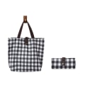 Pikkukuva 2 / 5: Kannettava taitettava vedenpitävä printed kantolaukku Shopper Pussi Olkalaukku Käsilaukku ostoksille|matka|säilytykseen Style-9